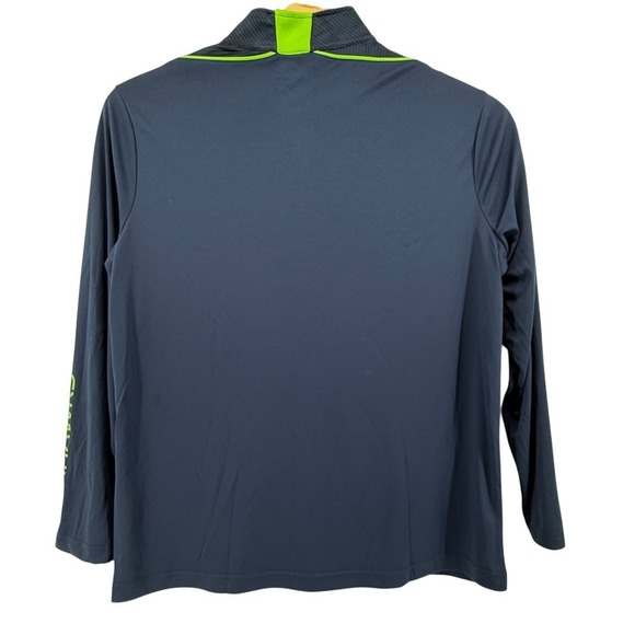 Seattle Seahawks NFL Men's XL 1/4 Zip Pullover Athletic Shirt Performance - Picture 3 of 6